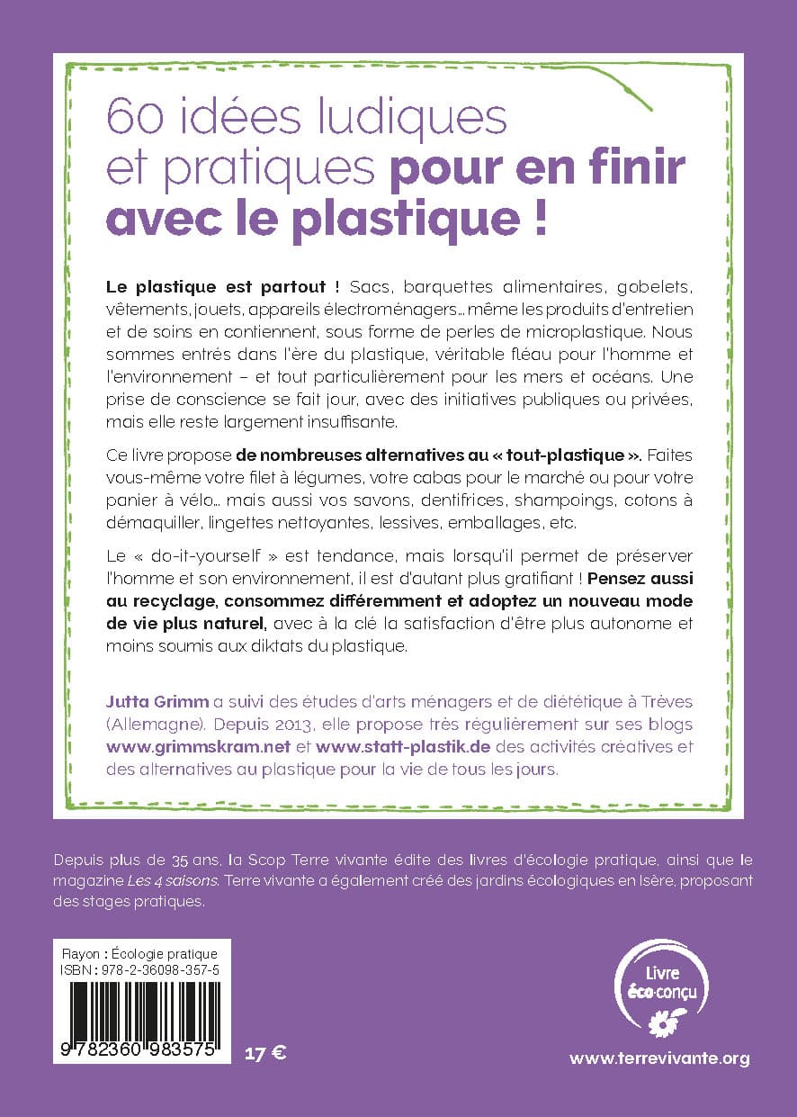 PLAST – 60 idées ludiques et pratiques pour en finir avec le plastique – descriptif