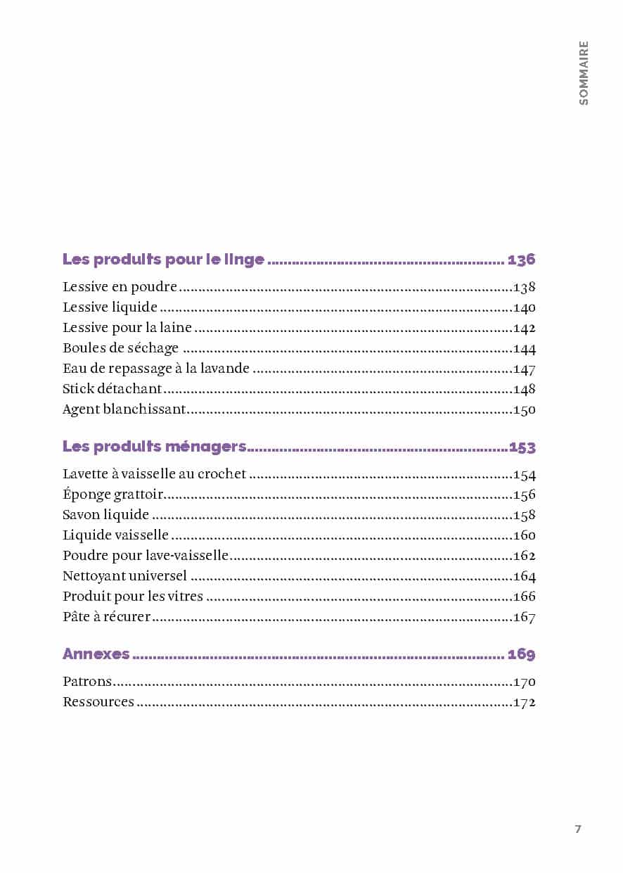 PLAST – 60 idées ludiques et pratiques pour en finir avec le plastique – sommaire 3