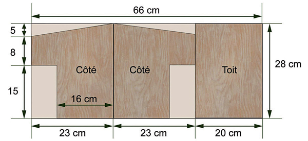 Nichoir à balcon : plan pour le construire soi-même ! 2