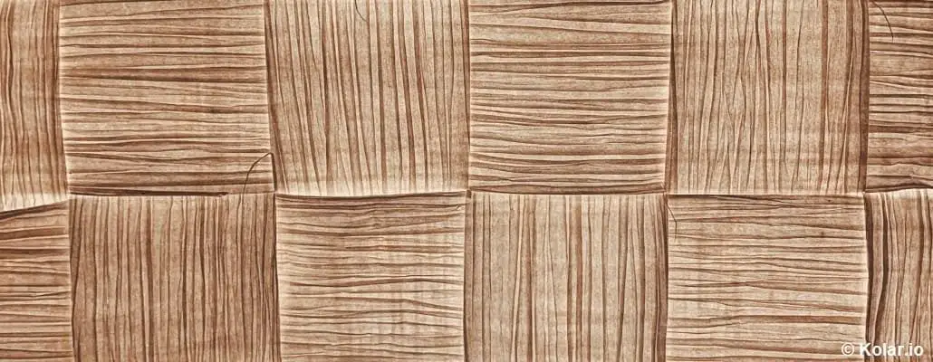 Illustration d'un carrelage marron dessiné avec des traits