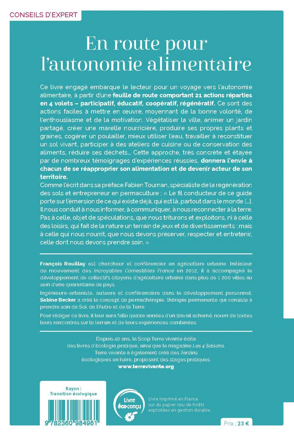En route pour l’autonomie alimentaire 1