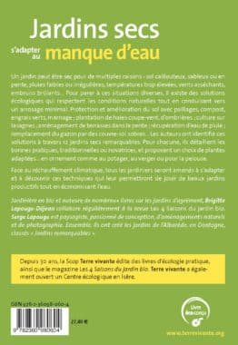 Jardins secs, s'adapter au manque d'eau 1