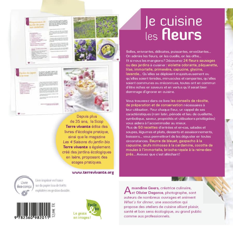 Je cuisine les fleurs 1