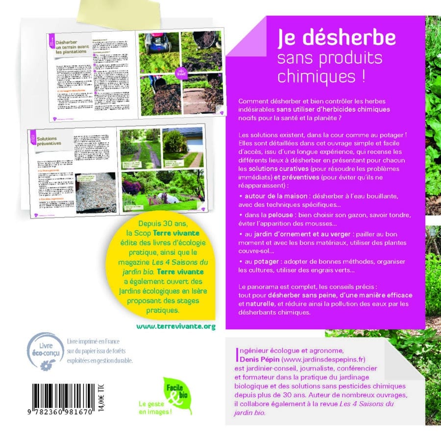 Je désherbe sans produits chimiques ! 1