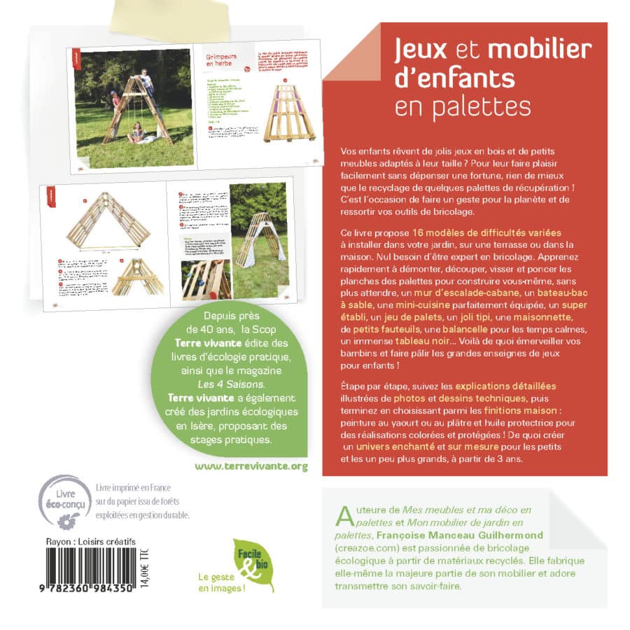 Jeux et mobilier d'enfants en palettes 1