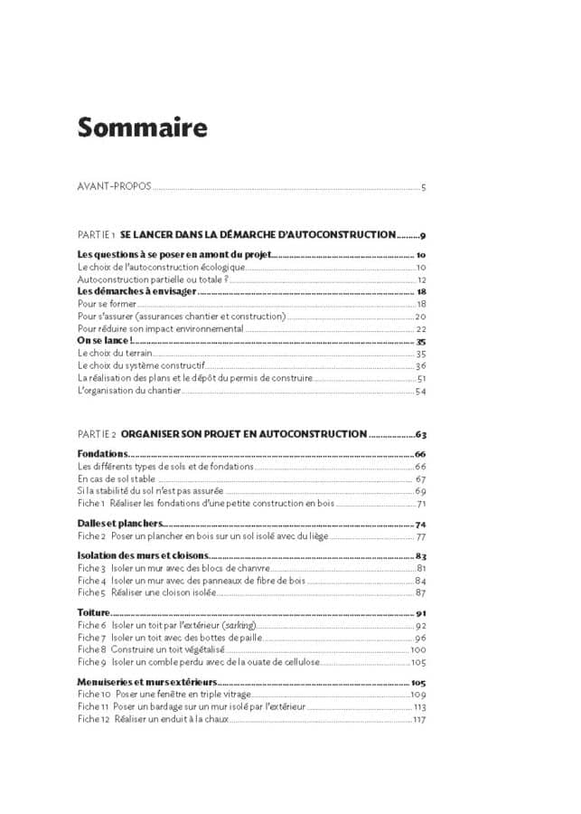 L'autoconstruction écologique 2