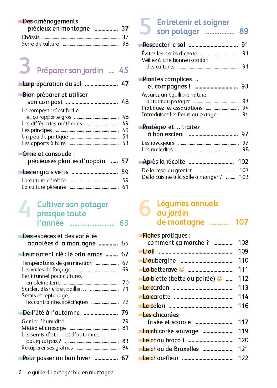 Le guide du potager bio en montagne 2