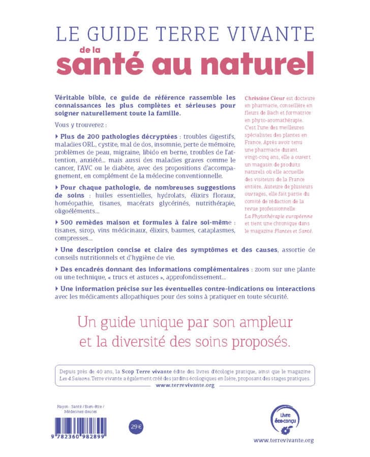 Le guide Terre vivante de la santé au naturel 1