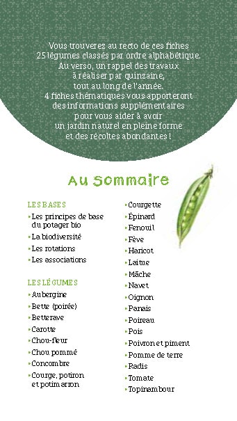 Les antisèches de Terre vivante : Légumes 4