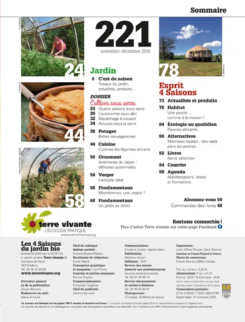 Les Quatre Saisons n°221 1