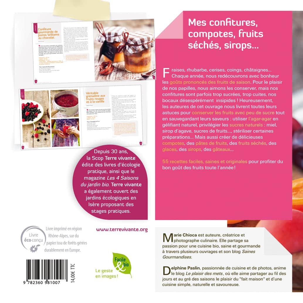 Mes confitures, compotes, fruits séchés, sirops… 1