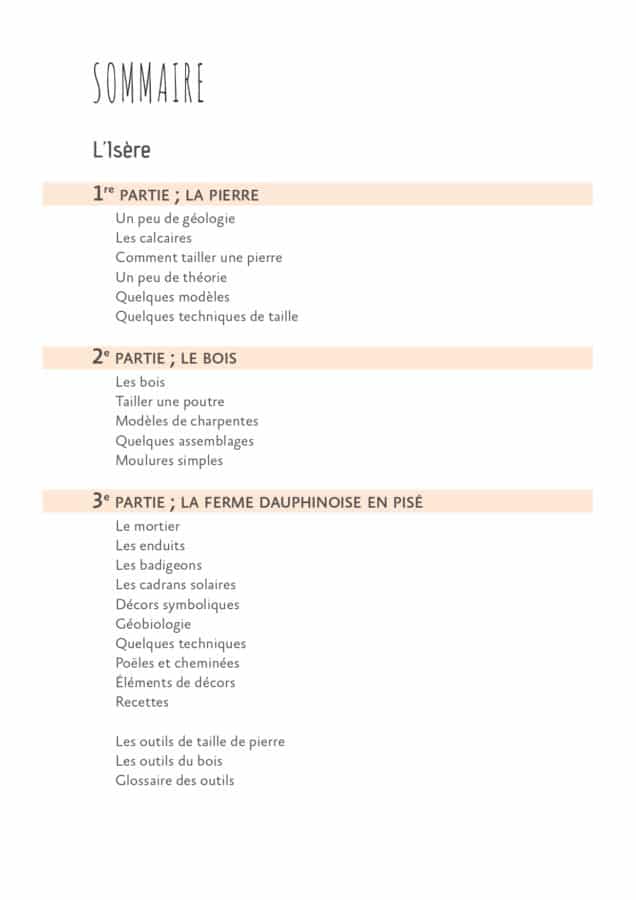 Petit manuel de construction traditionnelle en Dauphiné - Edition GLENAT 2