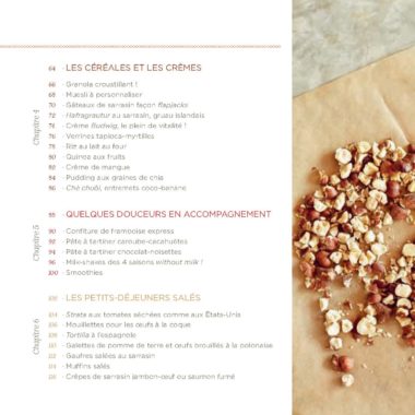 Petits déjeuners sans gluten 2
