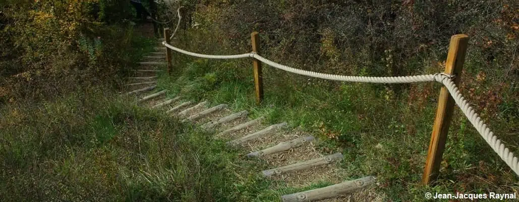 Comment construire un escalier de jardin en rondins de bois ? 4