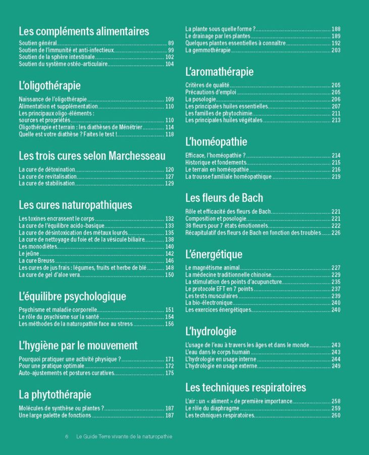 Le Guide Terre vivante de la naturopathie 3