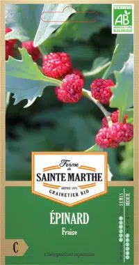 Graines Epinard fraise bio - Ferme de Sainte Marthe 2