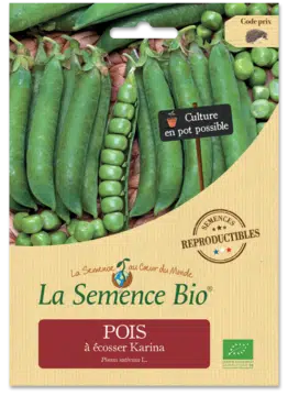 Graines Pois à écosser Karina Bio - La semence bio