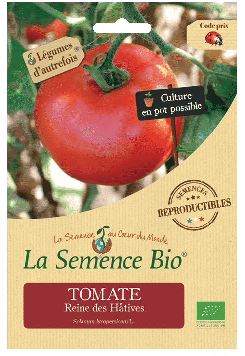 Graines Tomate Reine des Hâtives Bio - La semence bio
