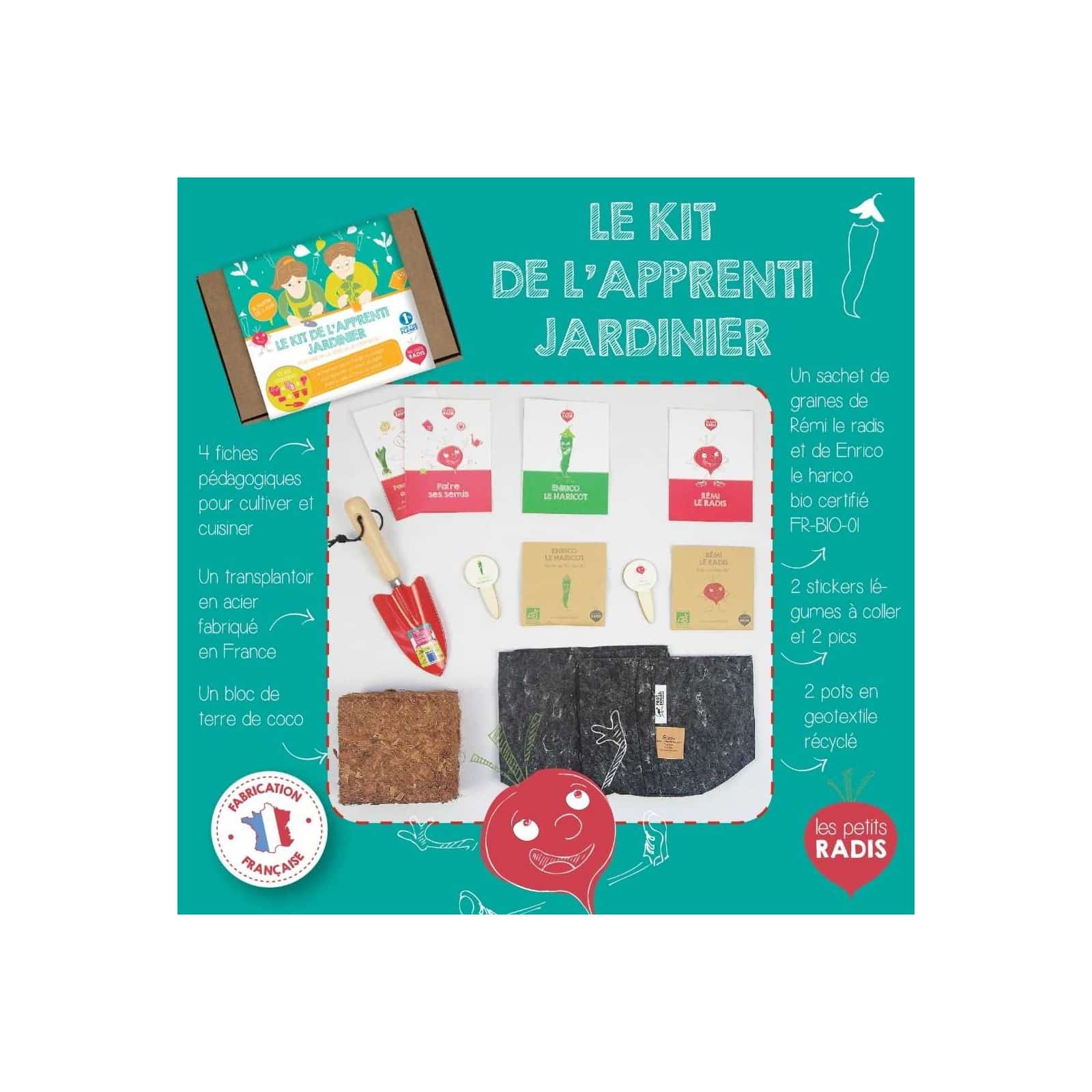 Kit de l’apprenti jardinier – Les Petits Radis 1