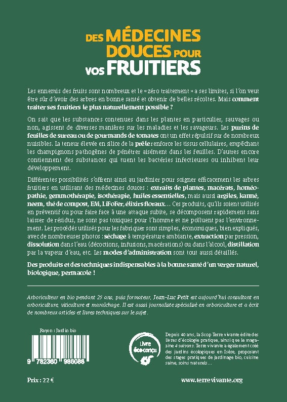 Des médecines douces pour vos fruitiers 1