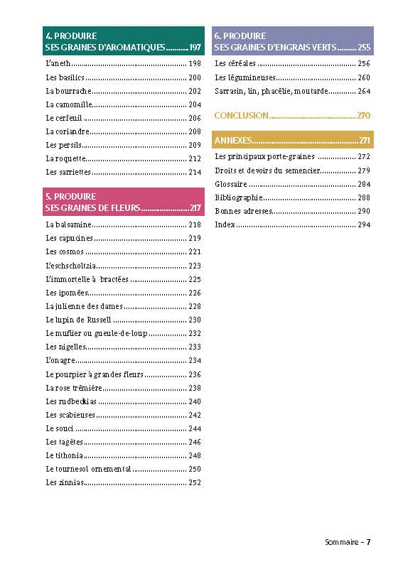 Produire ses graines bio – Nouvelle édition 4