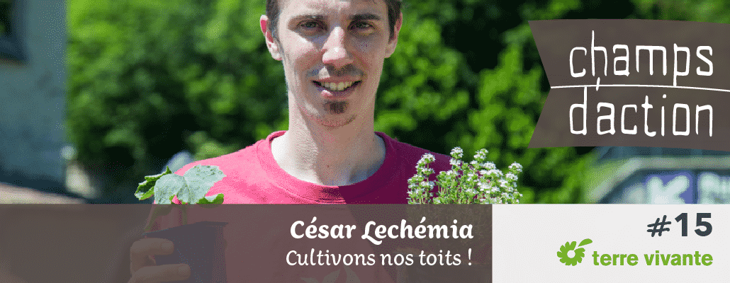 Champs d'action #15 : César Lechémia | Cultivons nos toits !