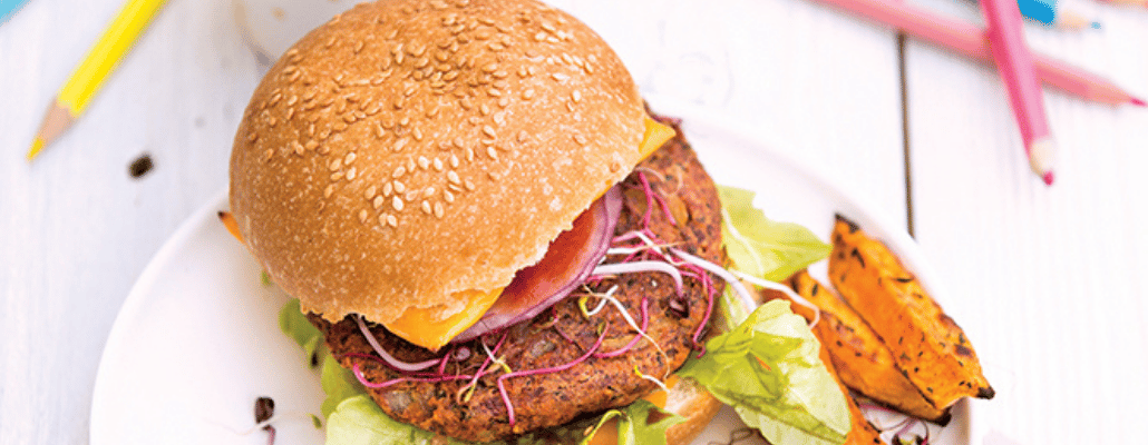 Burgers de haricots rouges