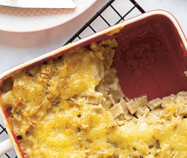 Recette de gratin de crozets au fromage