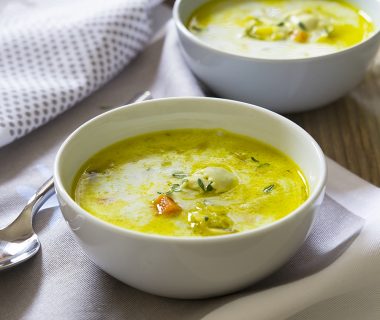 Une soupe aux ravioles avec ou sans gluten 1