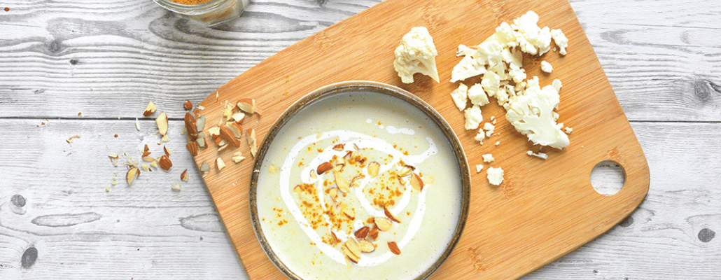 Velouté de millet chou-fleur et crème coco