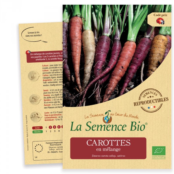 Graines Carottes en mélange bio – La semence bio