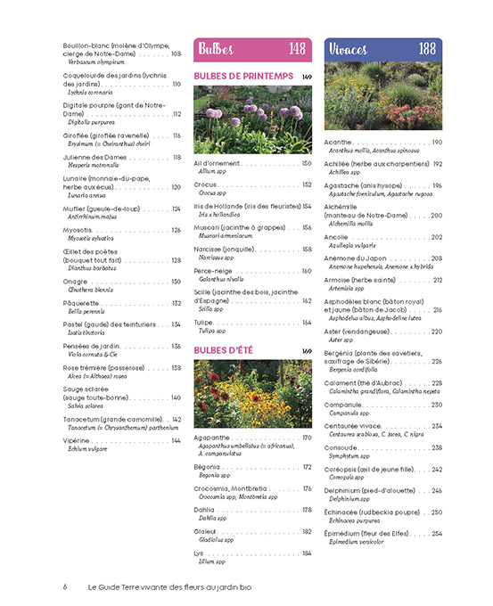 Le Guide Terre vivante des fleurs au jardin bio 4