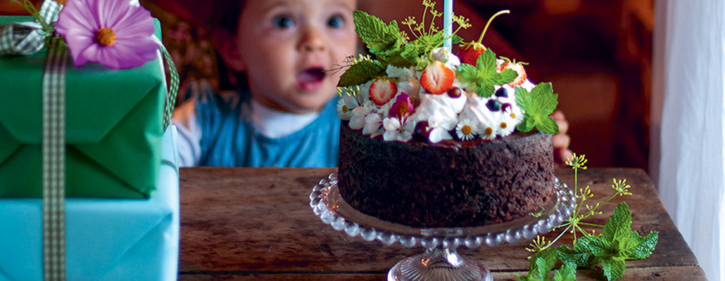 Le premier gâteau d’anniversaire au chocolat de mon bébé ! 1