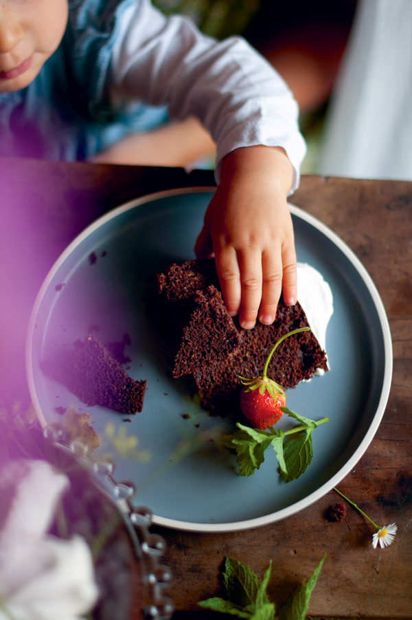 Le premier gâteau d’anniversaire au chocolat de mon bébé ! 3