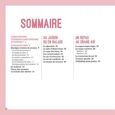 Idées couture pour sorties nature 2