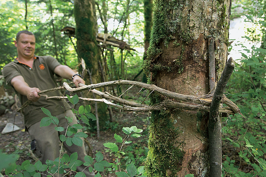 Fabriquer son hamac dans la nature 2