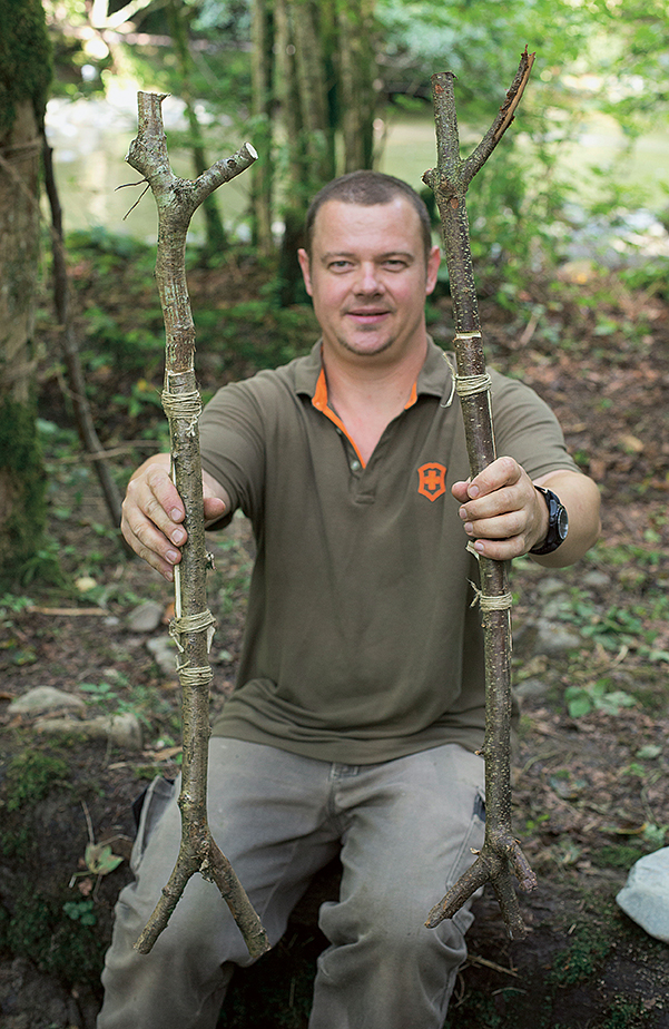 Fabriquer son hamac dans la nature