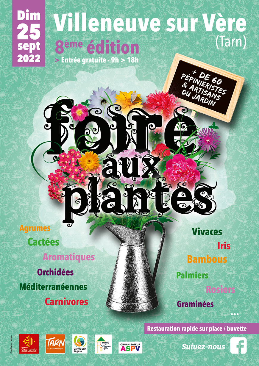 Foire aux plantes, le 25 septembre 2022 | Villeneuve-sur-Vère (81)