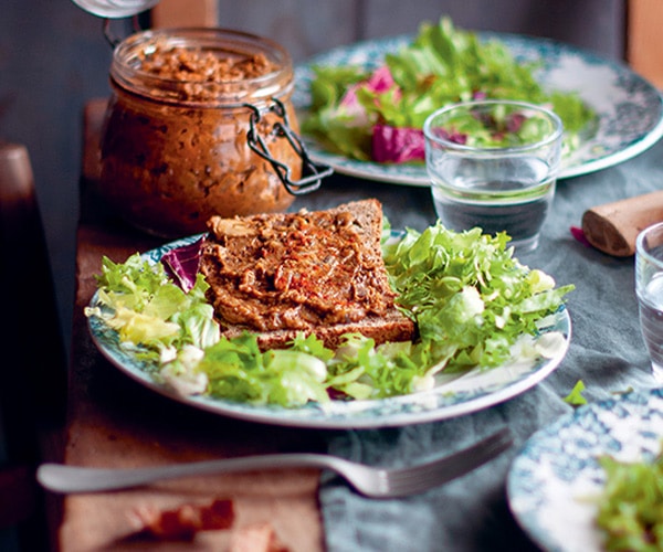 Pâté de lentilles aux champignons - Terre Vivante