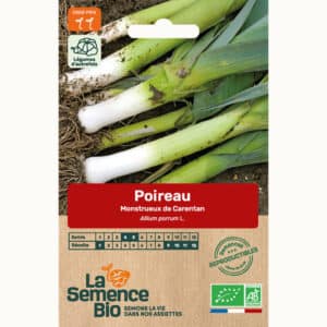 Graines Poireau Monstrueux de Carentan bio - La semence bio